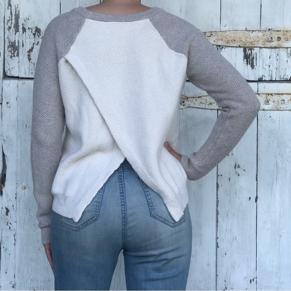 Madewell split back sweater. Size S.